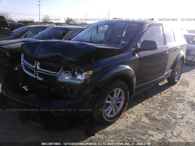 3C4PDCBG4FT524780 - 2015 DODGE JOURNEY SXT Navy photo 2