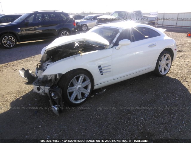 1C3AN69L95X028470 - 2005 CHRYSLER CROSSFIRE LIMITED WHITE photo 2