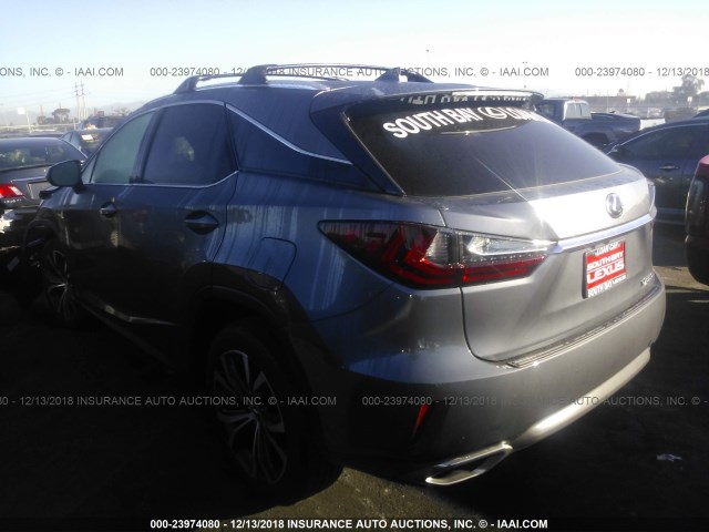 2T2ZZMCAXKC123494 - 2019 LEXUS RX 350/BASE/F SPORT GRAY photo 3