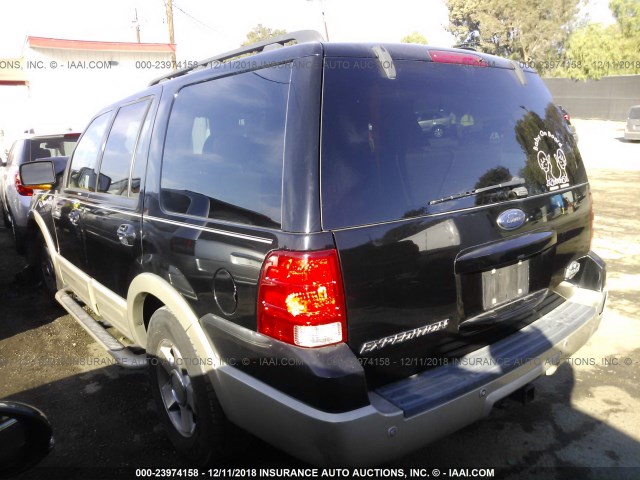 1FMFU17546LA96787 - 2006 FORD EXPEDITION EDDIE BAUER BLACK photo 3