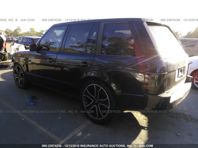 SALME11474A146401 - 2004 LAND ROVER RANGE ROVER HSE BLACK photo 3