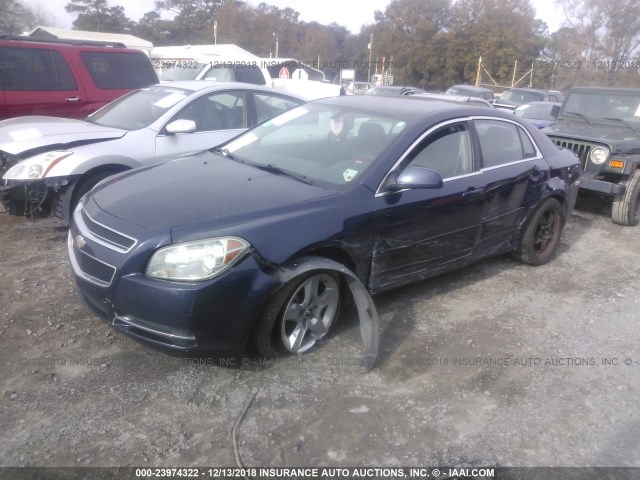 1G1ZH57B59F103518 - 2009 CHEVROLET MALIBU 1LT 深蓝色 照片 2