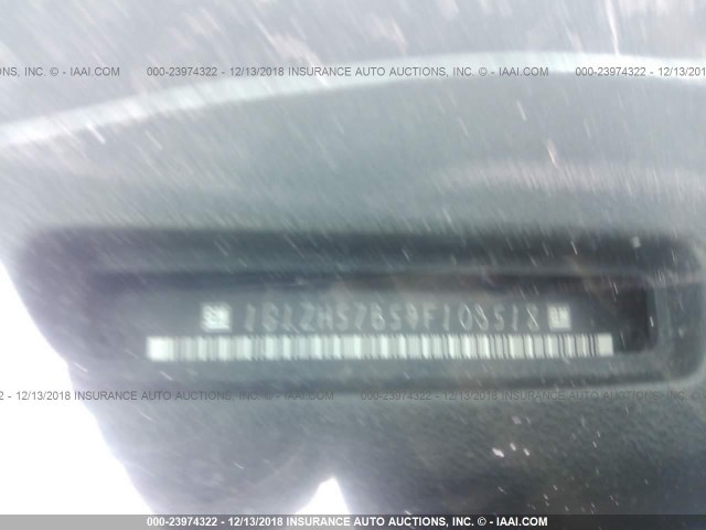 1G1ZH57B59F103518 - 2009 CHEVROLET MALIBU 1LT 深蓝色 照片 9