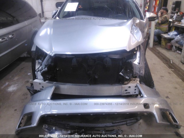 5TDJKRFH3GS254003 - 2016 TOYOTA HIGHLANDER XLE SILVER photo 6