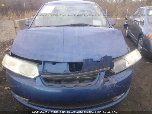 1G8AL52F45Z135926 - 2005 SATURN ION LEVEL 3 BLUE photo 6