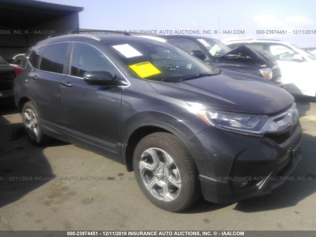 2HKRW2H80HH630899 - 2017 HONDA CR-V EXL GRAY photo 1