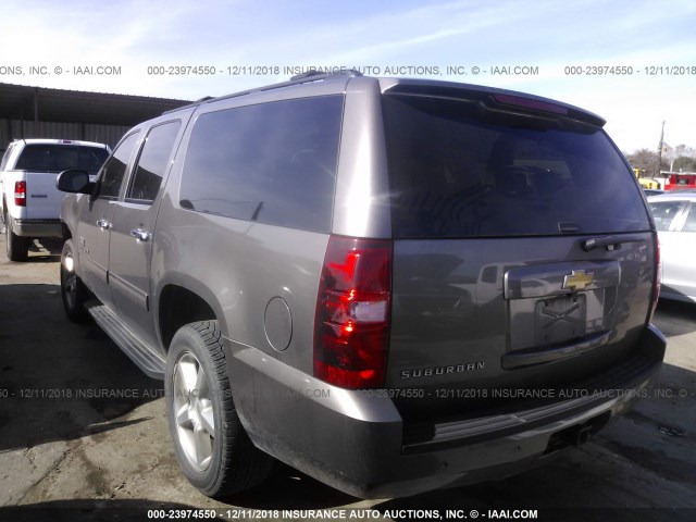 1GNSCHE0XER215225 - 2014 CHEVROLET SUBURBAN C1500  LS BROWN photo 3