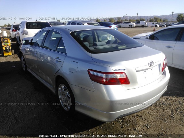 4T1BE46K37U135420 - 2007 TOYOTA CAMRY NEW GENERAT CE/LE/XLE/SE SILVER photo 3