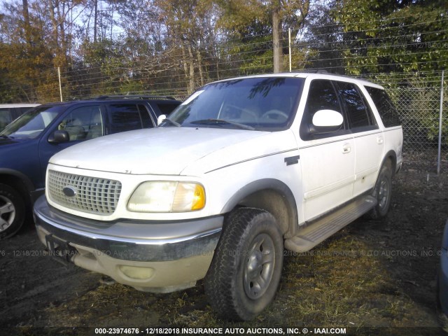 1FMPU18L92LA19831 - 2002 FORD EXPEDITION EDDIE BAUER WHITE photo 2