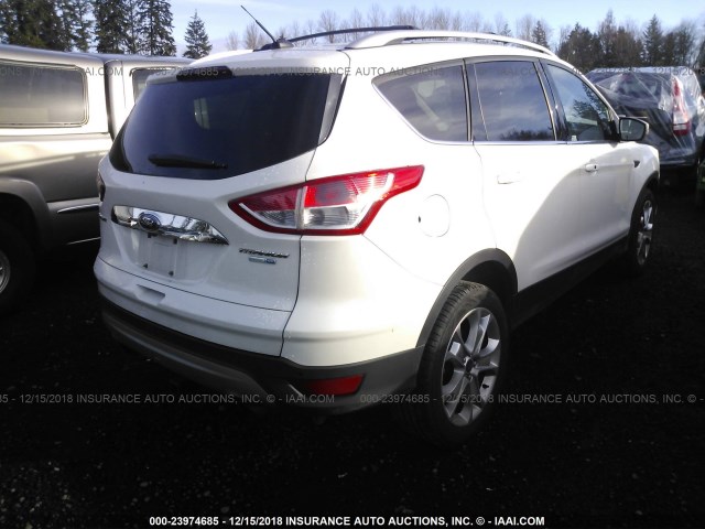 1FMCU9J90EUD66328 - 2014 FORD ESCAPE TITANIUM WHITE photo 4