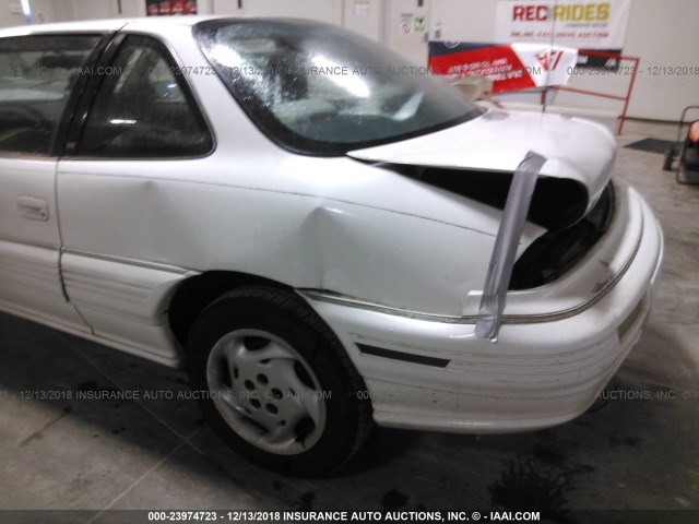 1G2NE15M6SM592951 - 1995 PONTIAC GRAND AM SE WHITE photo 6