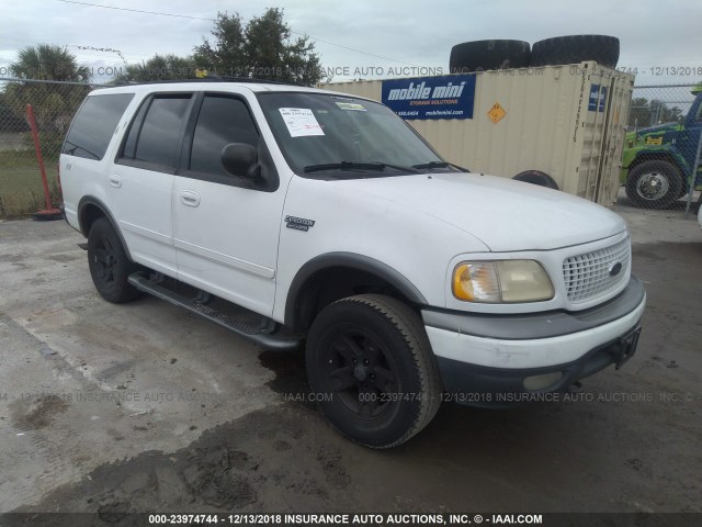 1FMPU16L01LB23156 - 2001 FORD EXPEDITION XLT WHITE photo 1