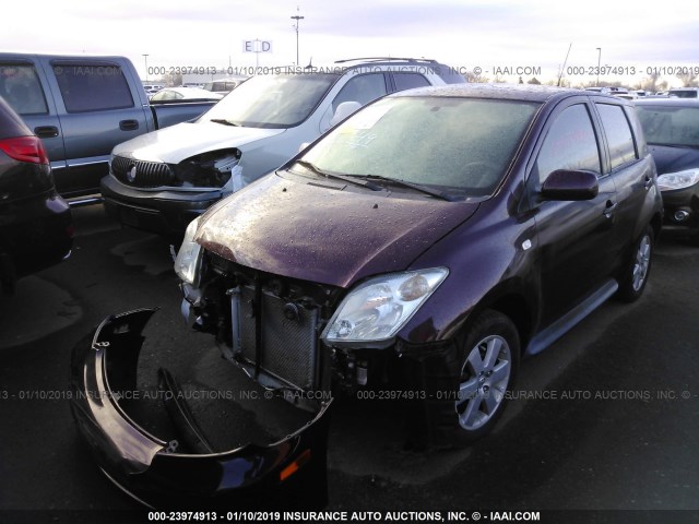 JTKKT624X50107723 - 2005 TOYOTA SCION XA PURPLE photo 2