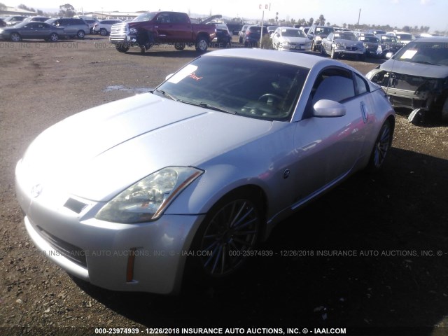 JN1AZ34D96M302478 - 2006 NISSAN 350Z COUPE SILVER photo 2