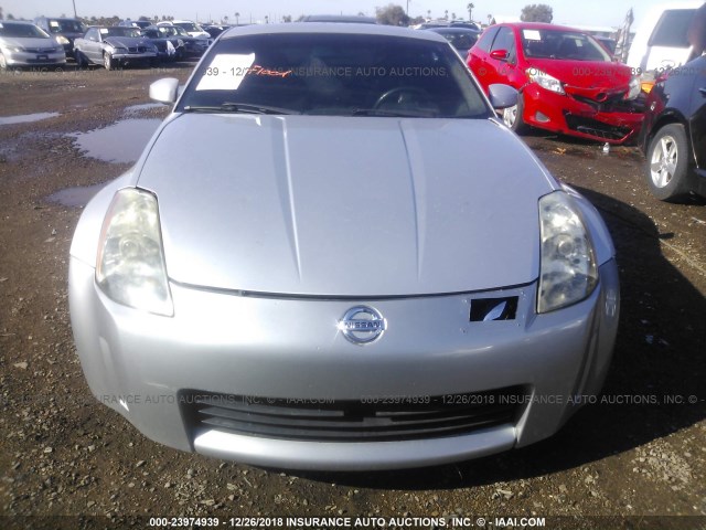 JN1AZ34D96M302478 - 2006 NISSAN 350Z COUPE SILVER photo 6