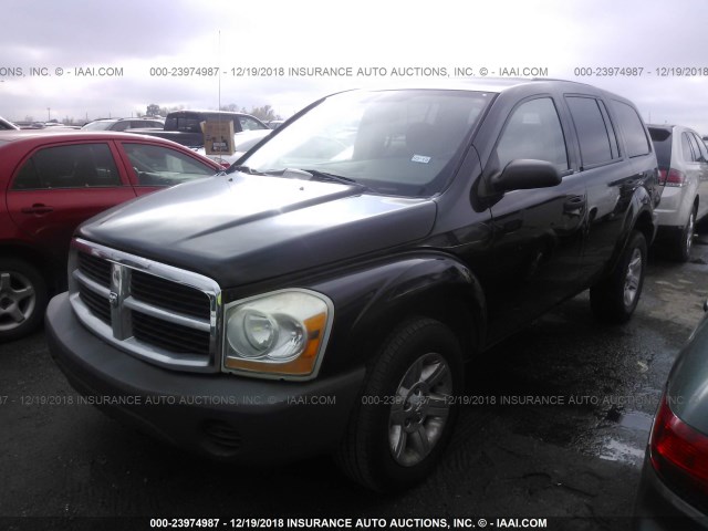 1D4HD38NX4F194437 - 2004 DODGE DURANGO ST BLACK photo 2