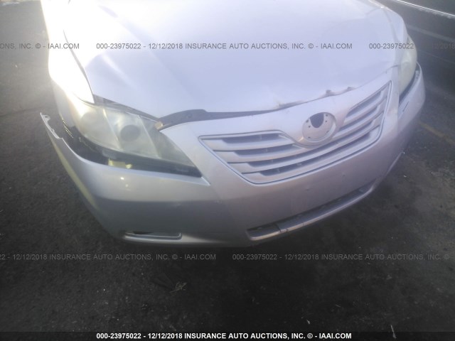 4T1BE46K97U192432 - 2007 TOYOTA CAMRY NEW GENERAT CE/LE/XLE/SE SILVER photo 6