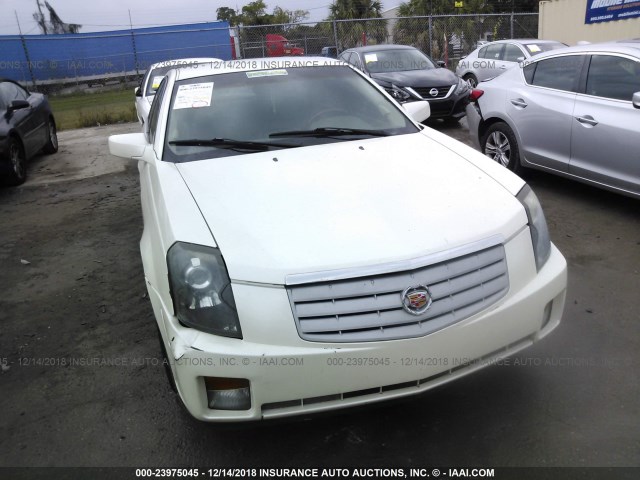 1G6DP577670102817 - 2007 CADILLAC CTS HI FEATURE V6 WHITE photo 6