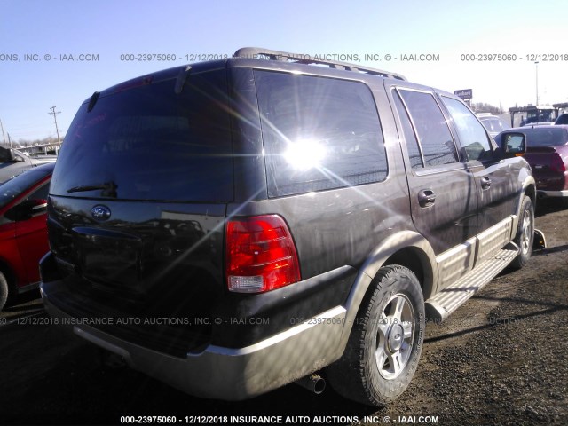 1FMPU18545LA26515 - 2005 FORD EXPEDITION EDDIE BAUER GRAY photo 4