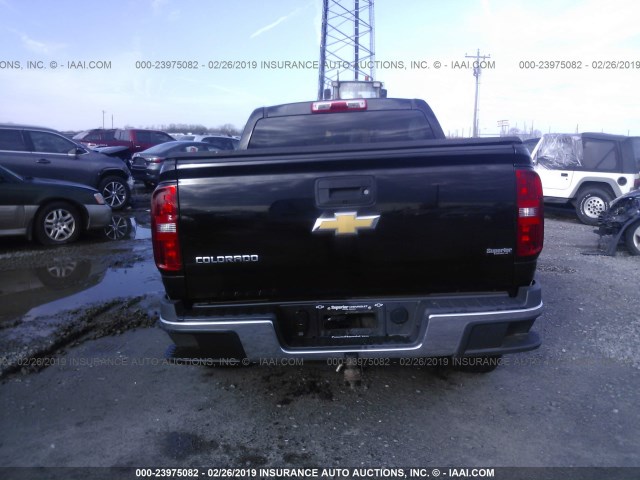 1GCGTBE39G1208001 - 2016 CHEVROLET COLORADO BLACK photo 8