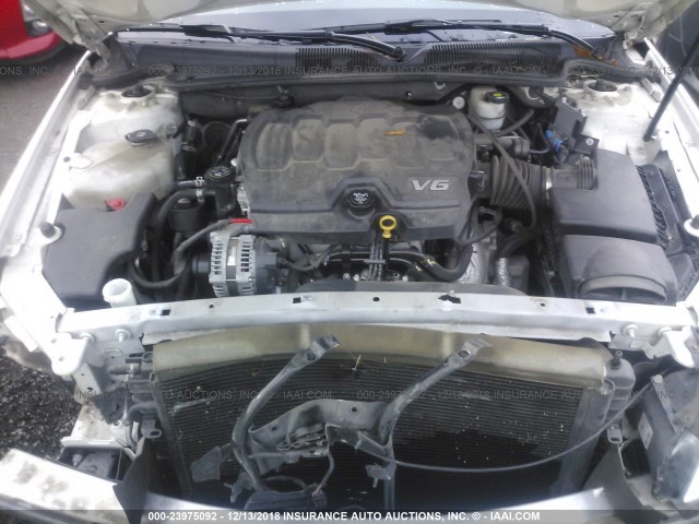 1G4HD57M29U120591 - 2009 BUICK LUCERNE CXL CREAM photo 10