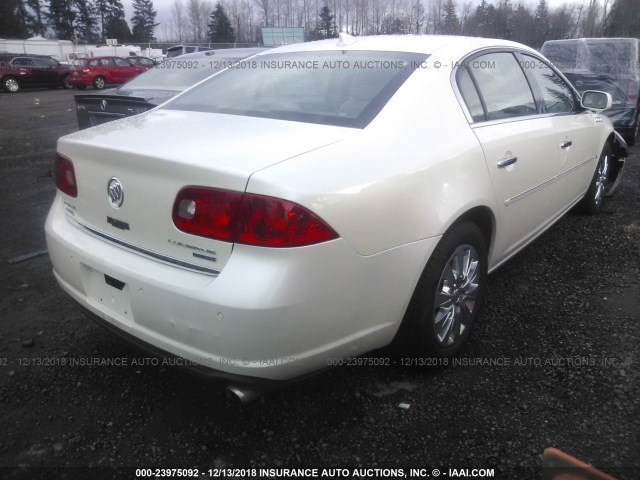 1G4HD57M29U120591 - 2009 BUICK LUCERNE CXL CREAM photo 4