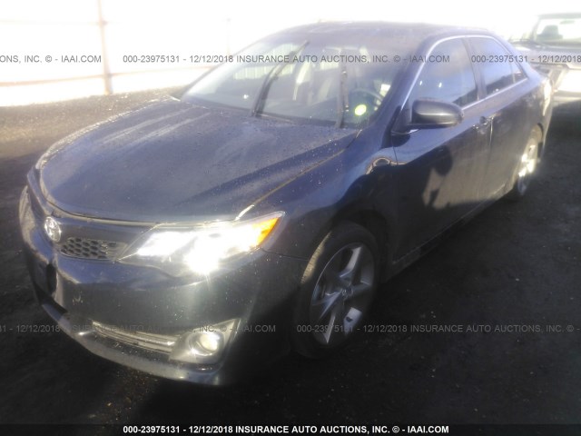 4T1BF1FK4EU870299 - 2014 TOYOTA CAMRY L/SE/LE/XLE 黑色 照片 2