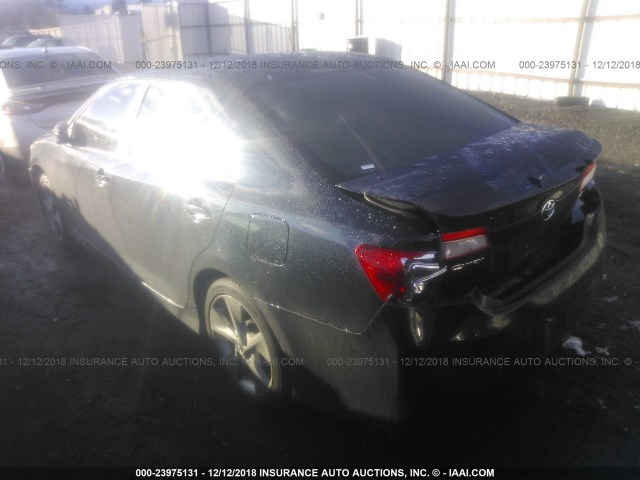 4T1BF1FK4EU870299 - 2014 TOYOTA CAMRY L/SE/LE/XLE 黑色 照片 3