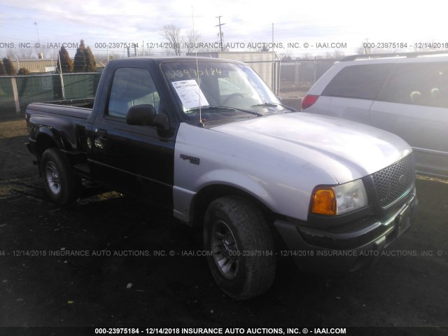 1FTYR10UX4PA42559 - 2004 FORD RANGER BLACK photo 1