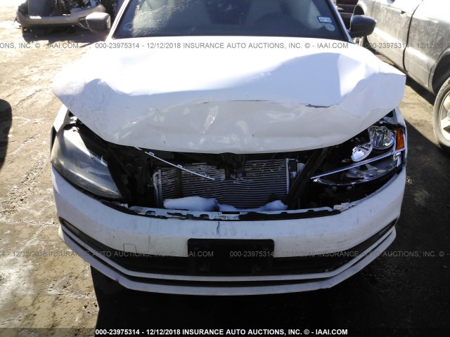 3VWD17AJ4GM392645 - 2016 VOLKSWAGEN JETTA SPORT WHITE photo 6