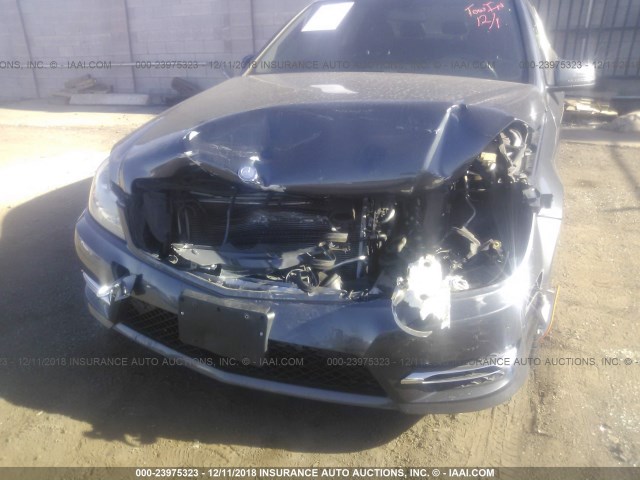 WDDGF4HB9DA849284 - 2013 MERCEDES-BENZ C 250 GRAY photo 6