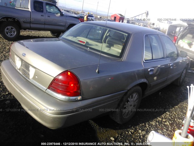 2FAFP74W95X117930 - 2005 FORD CROWN VICTORIA LX Pewter photo 4