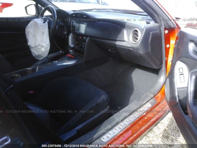 JF1ZNAA12D2707784 - 2013 TOYOTA SCION FR-S ORANGE photo 5