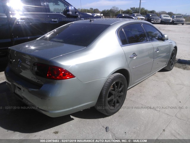 1G4HD57256U217715 - 2006 BUICK LUCERNE CXL GRAY photo 4