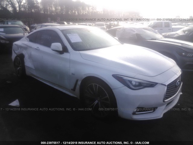 JN1EV7EL9HM554535 - 2017 INFINITI Q60 PREMIUM/SPORT WHITE photo 1