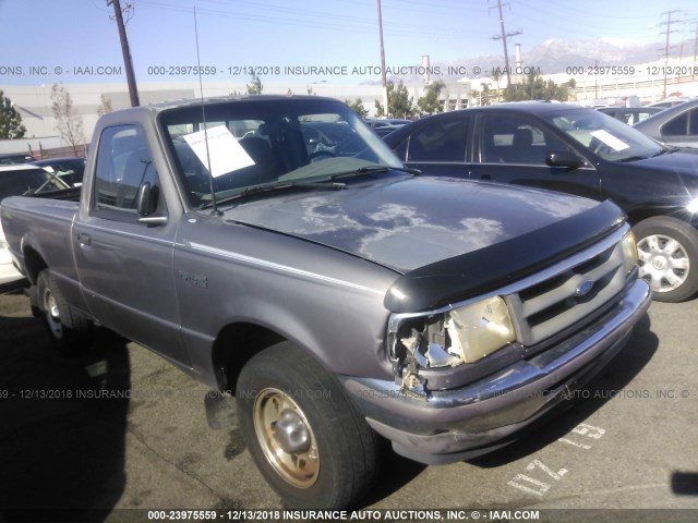 1FTCR10A8TUB17467 - 1996 FORD RANGER GRAY photo 1