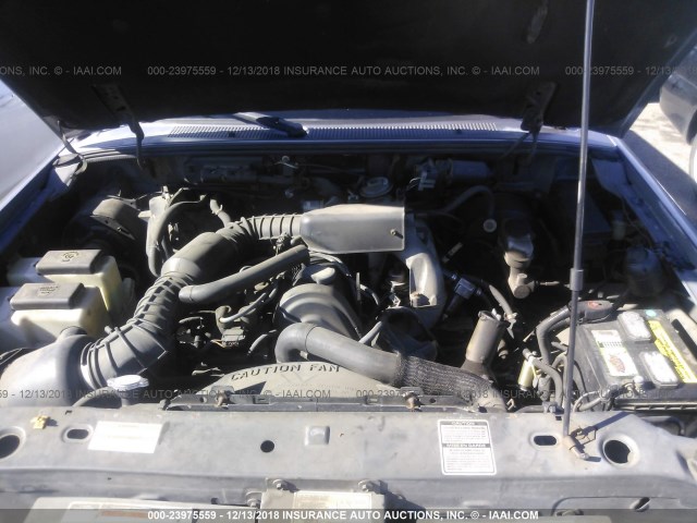 1FTCR10A8TUB17467 - 1996 FORD RANGER GRAY photo 10