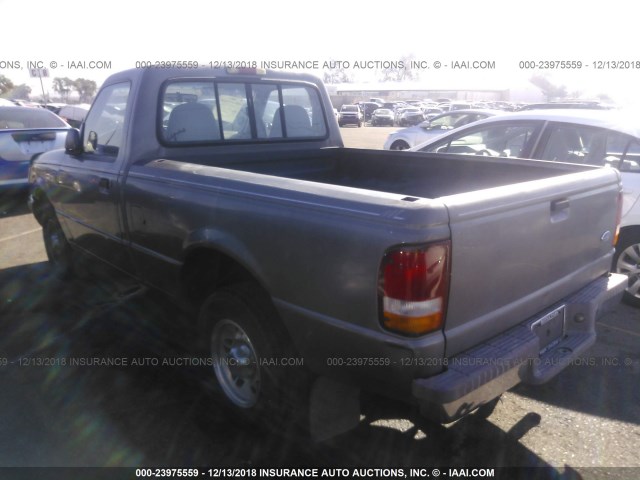 1FTCR10A8TUB17467 - 1996 FORD RANGER GRAY photo 3