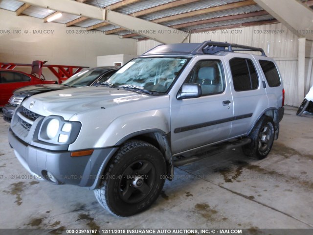 5N1ED28Y32C606115 - 2002 NISSAN XTERRA XE/SE SILVER photo 2