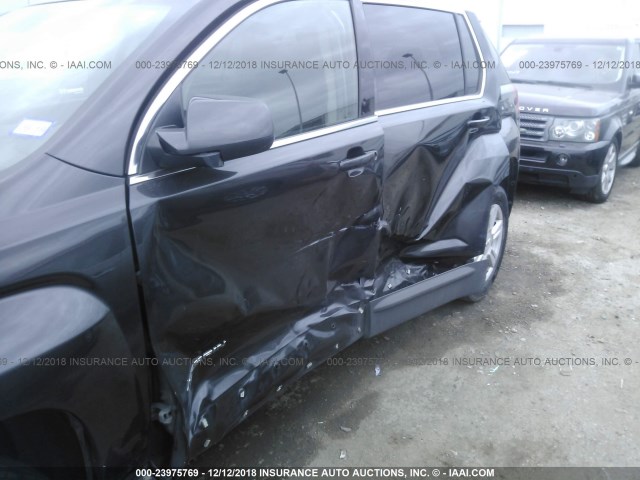 2GKALMEK4E6150483 - 2014 GMC TERRAIN SLE GRAY photo 6