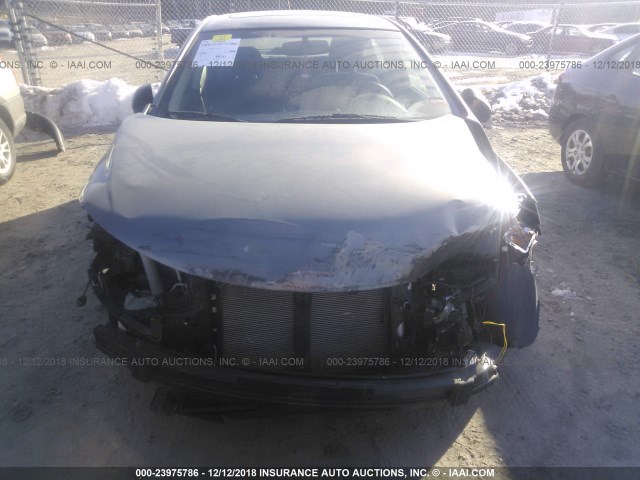 KNAFU4A24C5481784 - 2012 KIA FORTE EX GRAY photo 6