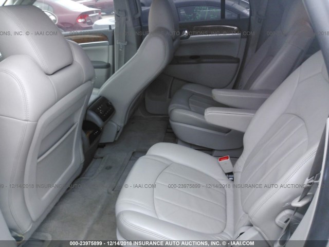 5GAER23D19J210556 - 2009 BUICK ENCLAVE CXL WHITE photo 8