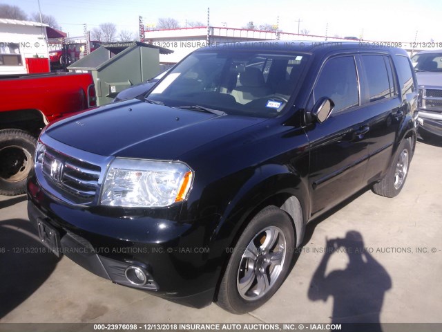 5FNYF3H31FB033732 - 2015 HONDA PILOT SE BLACK photo 2