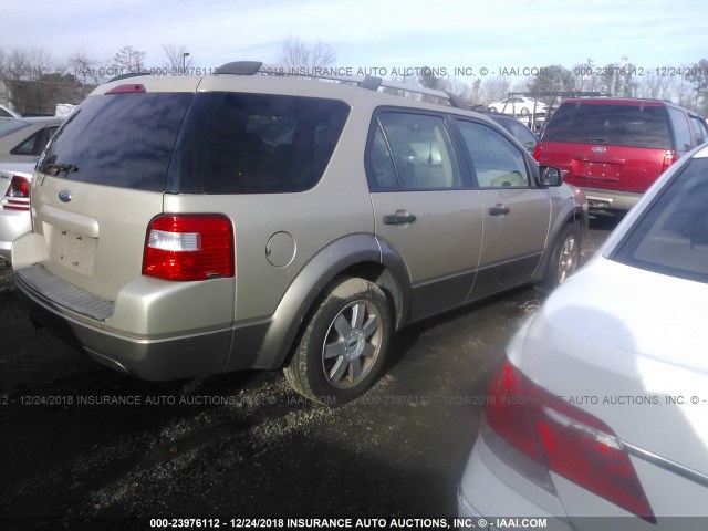 1FMDK04155GA53012 - 2005 FORD FREESTYLE SE TAN photo 4