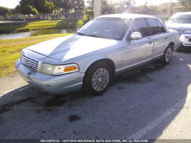 2FAFP73W73X109002 - 2003 FORD CROWN VICTORIA  Light Blue photo 2