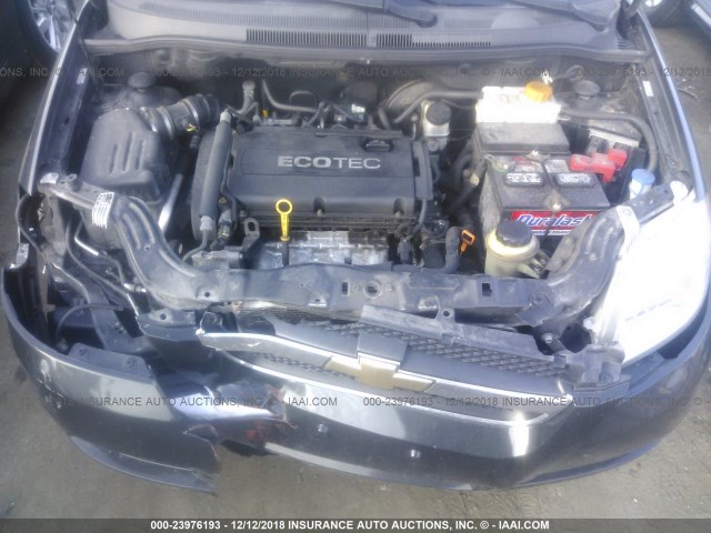 KL1TD5DE0AB092311 - 2010 CHEVROLET AVEO LS/LT Qara foto 10