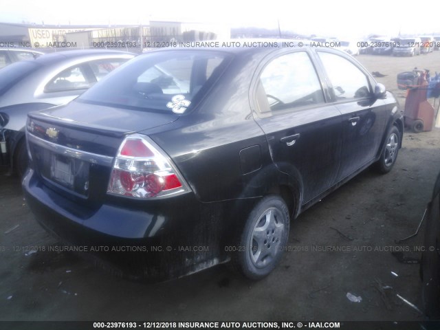KL1TD5DE0AB092311 - 2010 CHEVROLET AVEO LS/LT Qara foto 4