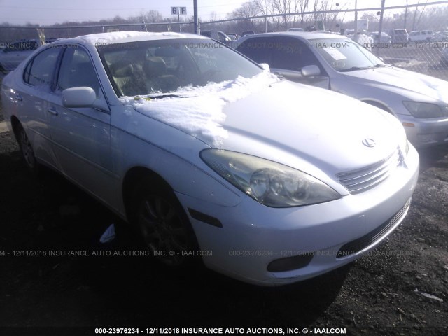 JTHBA30G445008582 - 2004 LEXUS ES 330 WHITE photo 1