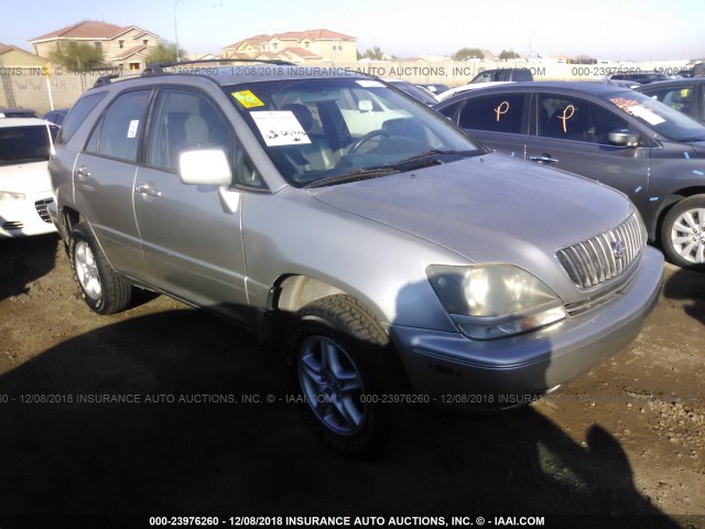 JT6HF10UXY0100782 - 2000 LEXUS RX 300 SILVER photo 1