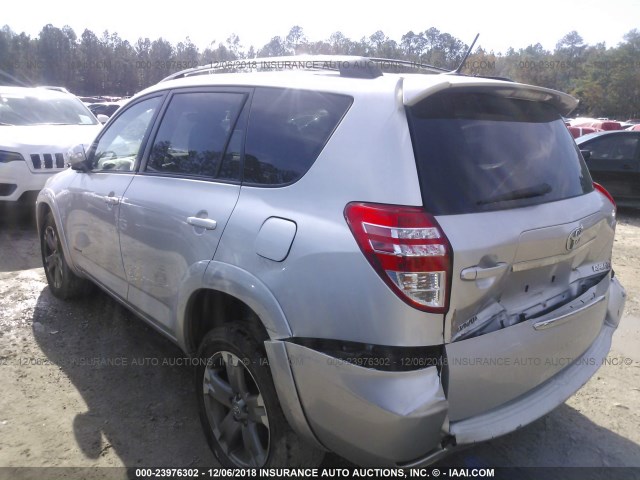 JTMRK4DV5A5084397 - 2010 TOYOTA RAV4 SPORT SILVER photo 3